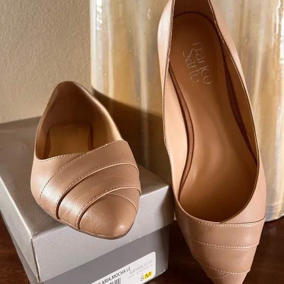 Franco Sarto Mocha Tan Flats - Picture 4 of 9